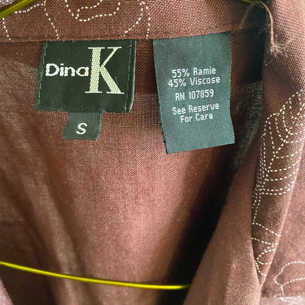Maroon Button Up - Picture 3 of 3